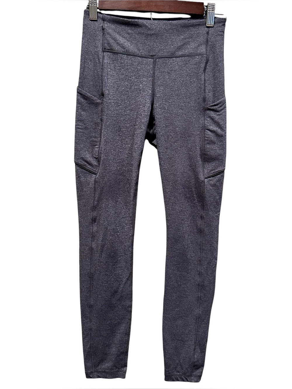 Lululemon Speed Up 7/8 Tight Gray Pockets 25” Size 4 W5BXNS